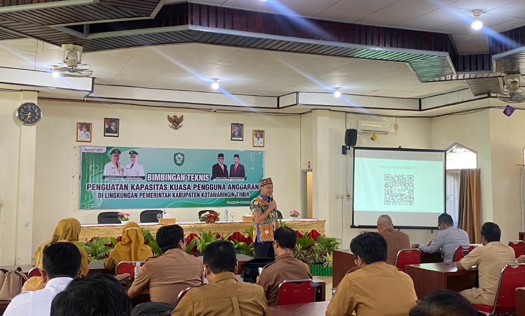 Bimtek Penguatan Kapasitas Kuasa Pengguna Anggaran Digelar BKPSDM Kotim