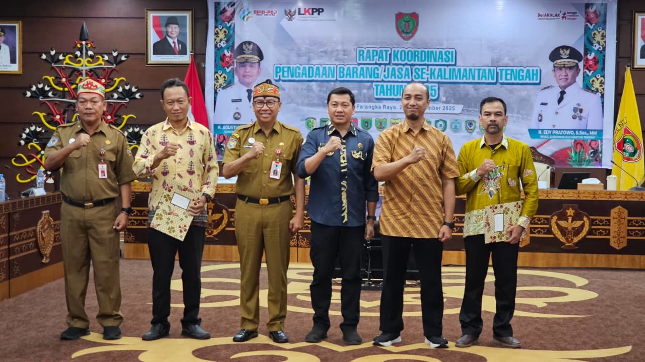 Dokumentasi Rakor PBJ se- Kalteng 2025