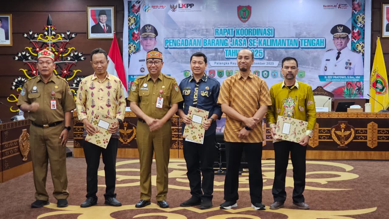 Dokumentasi Rakor PBJ se- Kalteng 2025