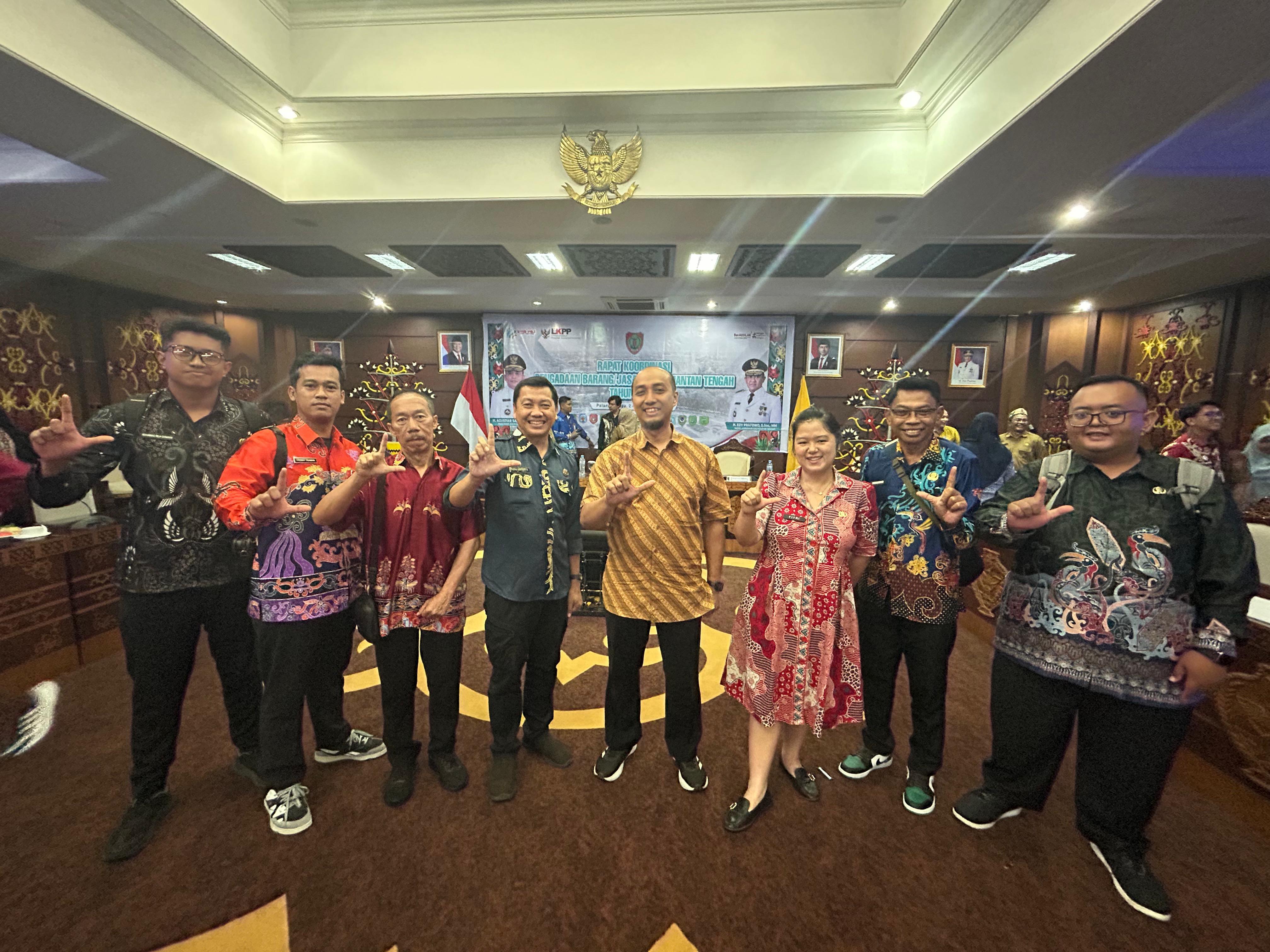 Dokumentasi Rakor PBJ se- Kalteng 2025