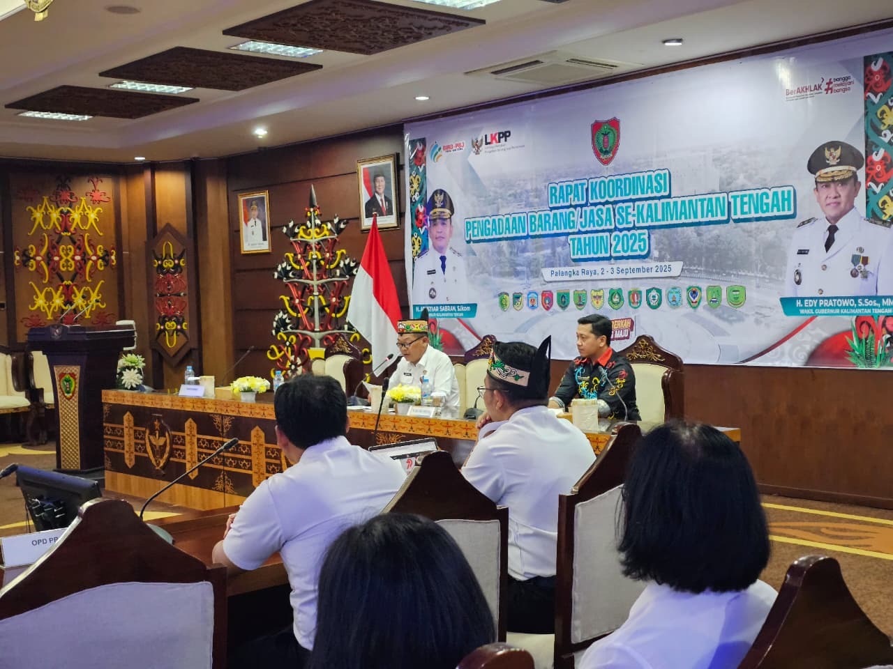 Dokumentasi Rakor PBJ se- Kalteng 2025